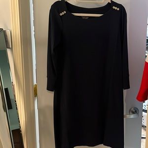 EUC Lily Pulitzer 3/4 sleeve navy dress